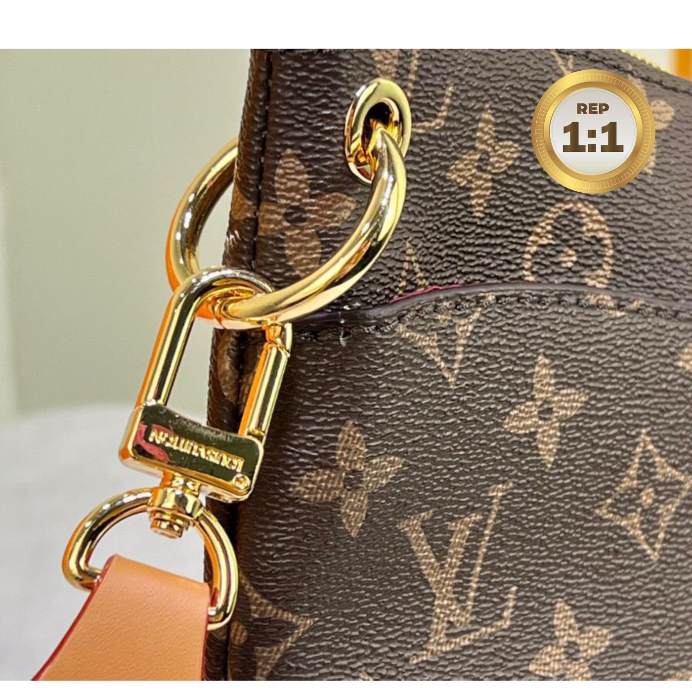 [REP 1:1] Louis Vuitton Odeon PM Monogram Canvas Brown For Women 11in/28cm